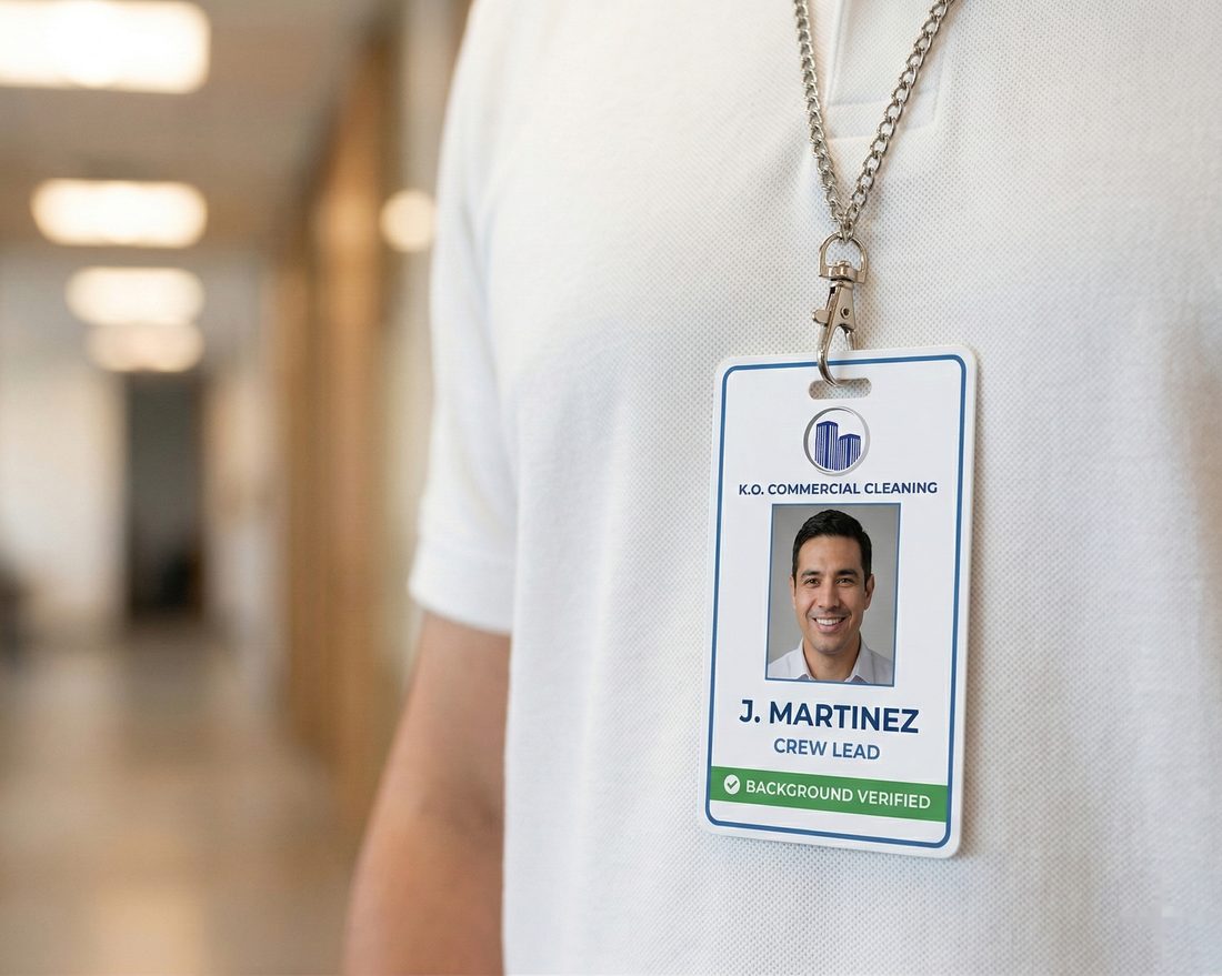 Background-checked, badged KO W-2 employee